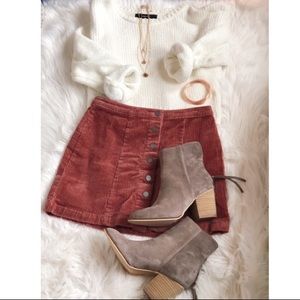 Forever 21 corduroy skirt